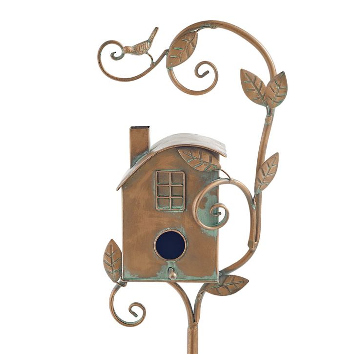Grandin Road 163647 Birdhouse Garden Stake – view 4