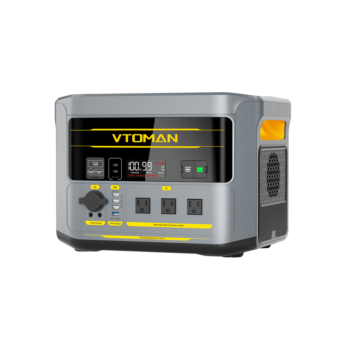 VTOMAN FlashSpeed 2400 Portable Power Station – view 6
