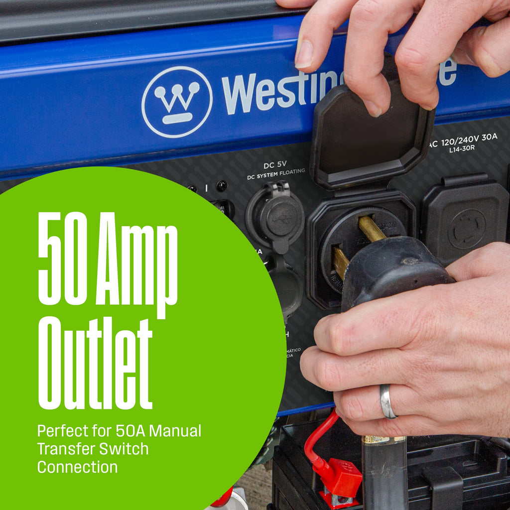 Westinghouse WGen11500DFc Dual Fuel Portable Generator 11500W – view 4