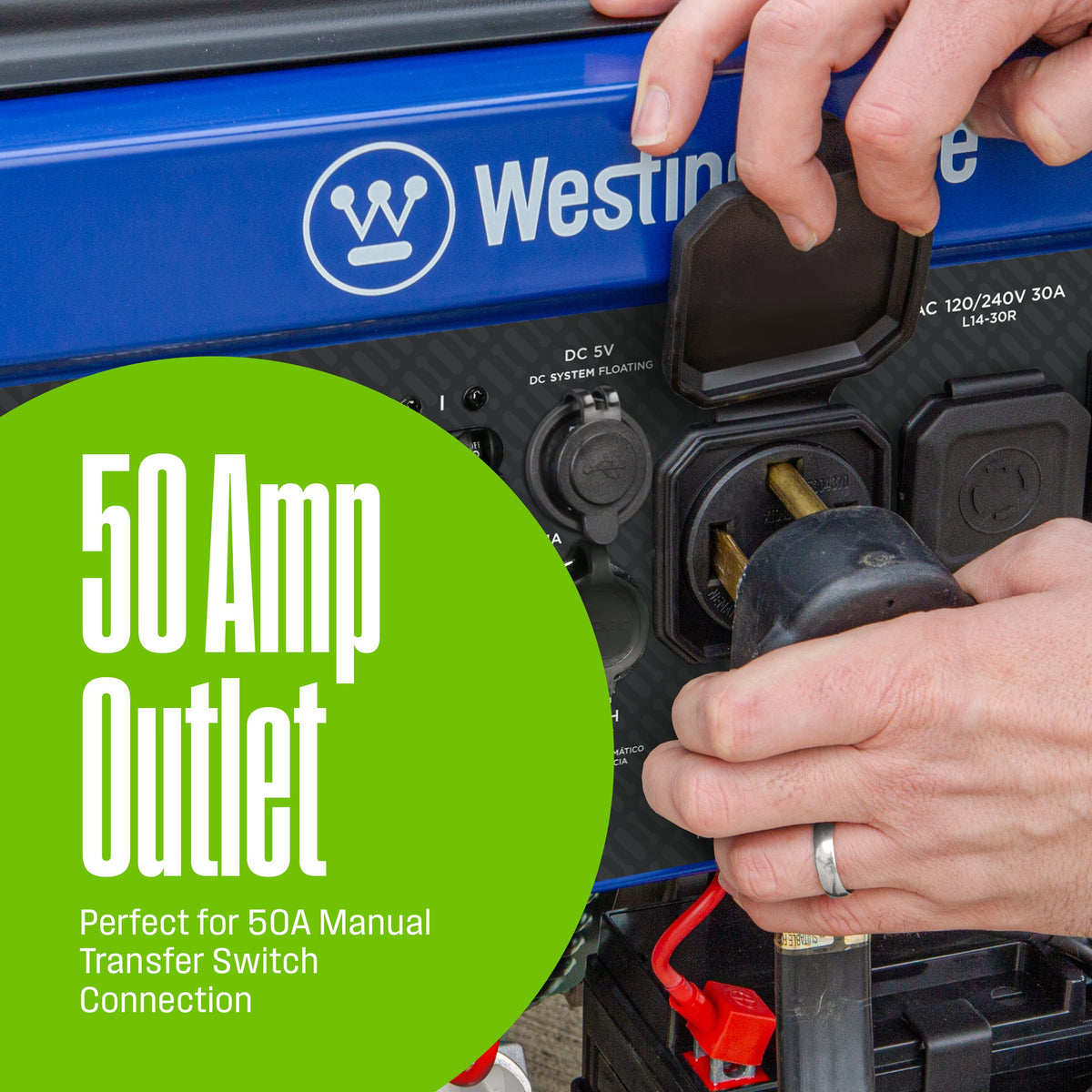 Westinghouse WGen11500DFc Dual Fuel Portable Generator 11500W – view 4