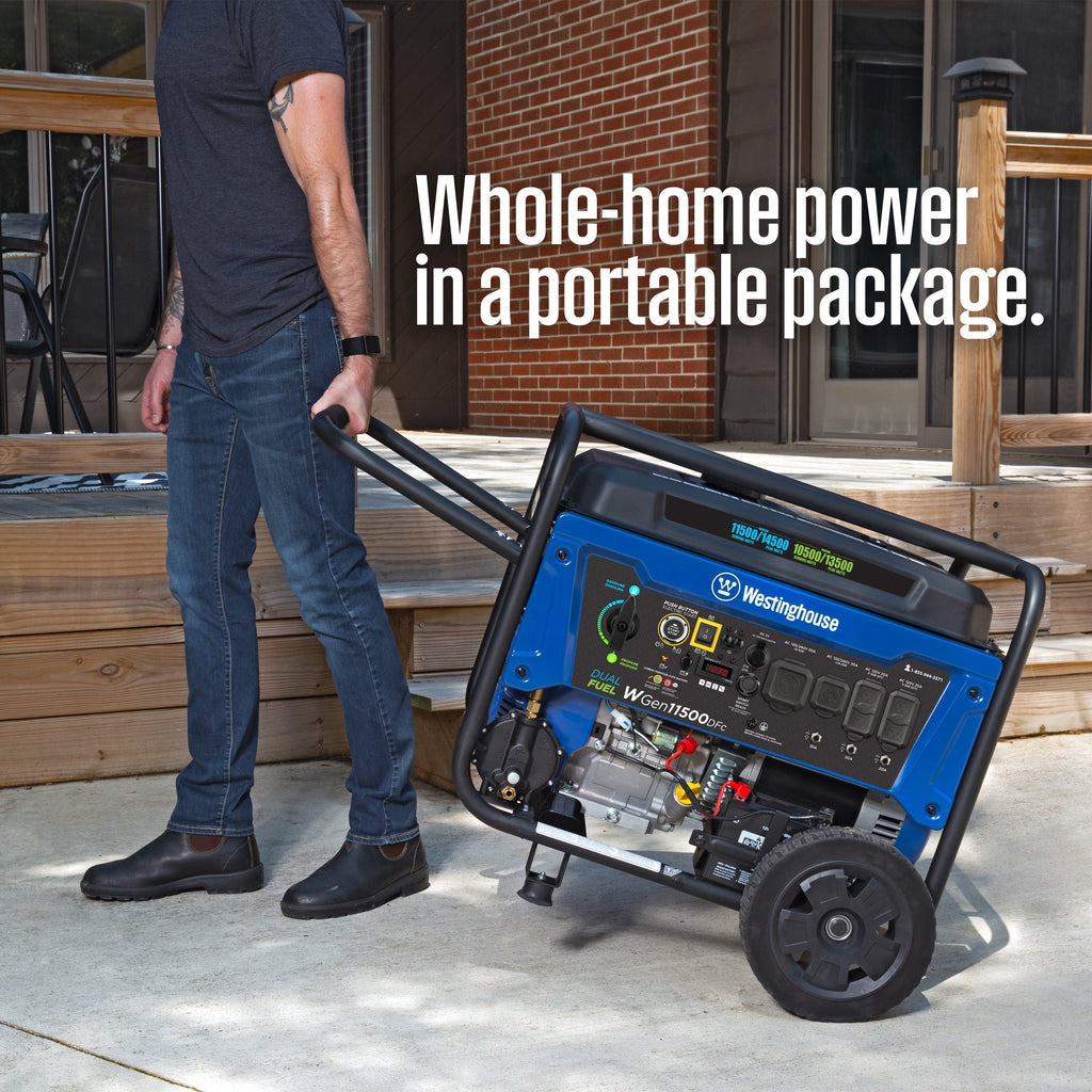 Westinghouse WGen11500DFc Dual Fuel Portable Generator 11500W – view 7