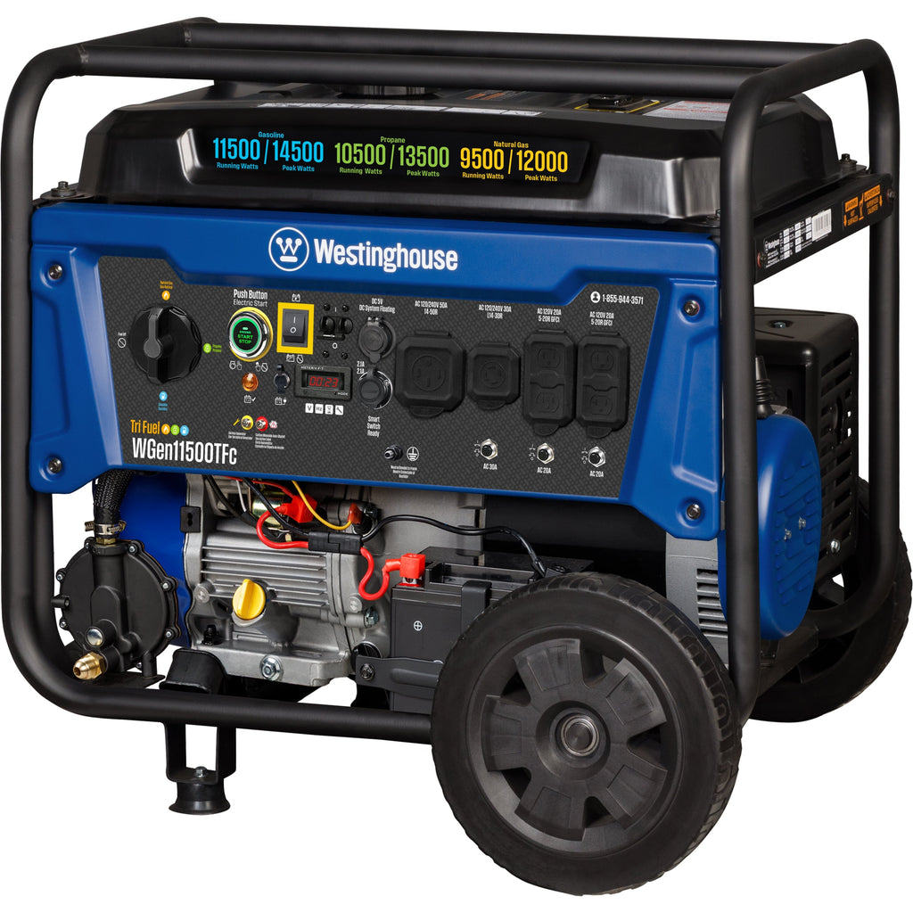 Westinghouse WGen11500TFc Tri-Fuel Portable Generator 11500W – view 13