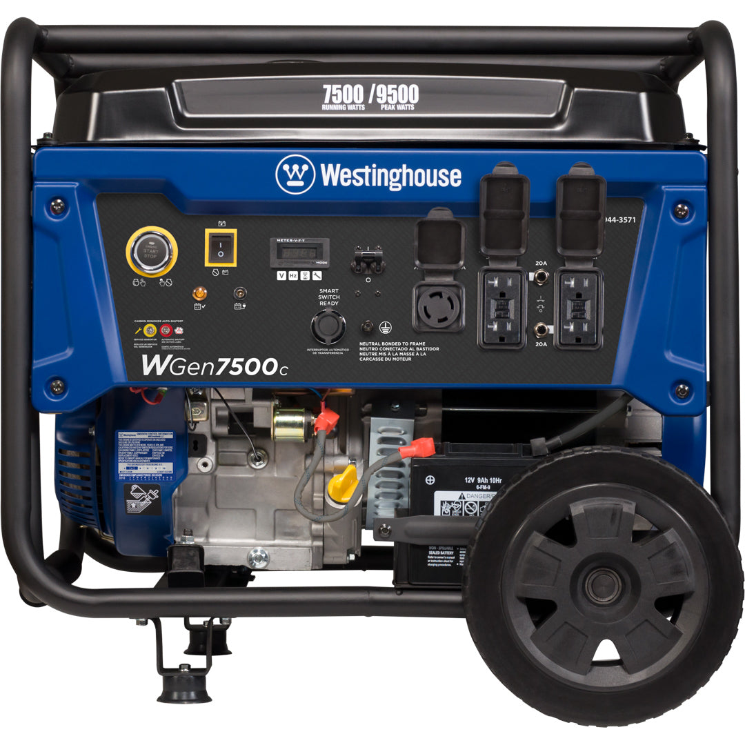 Westinghouse WGen7500c Portable Generator 7500W with CO Sensor – view 9