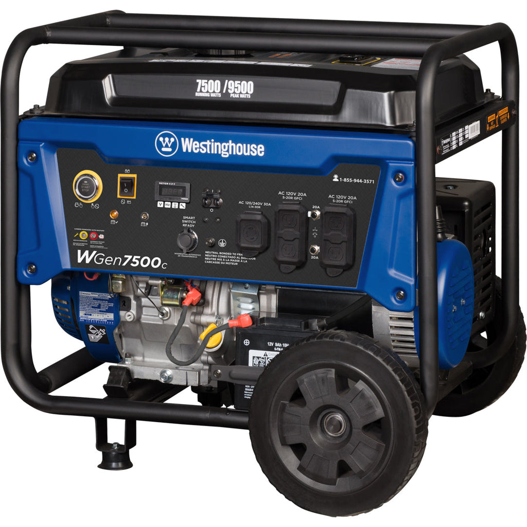 Westinghouse WGen7500c Portable Generator 7500W with CO Sensor – view 10